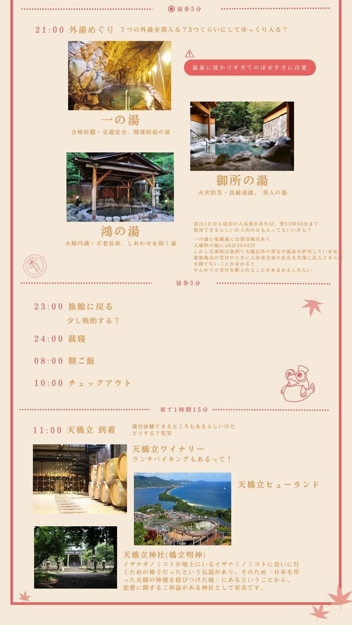 可愛すぎる！旅のしおり作成します SNSにもあげられる！友達やカップルにぴったりの旅のしおり イメージ3
