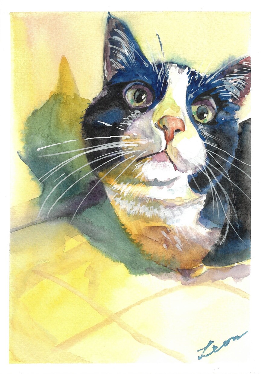 ペットの手描きイラストをお描きします 思い出・プレゼントにどうぞ【現物&データ】 イメージ4