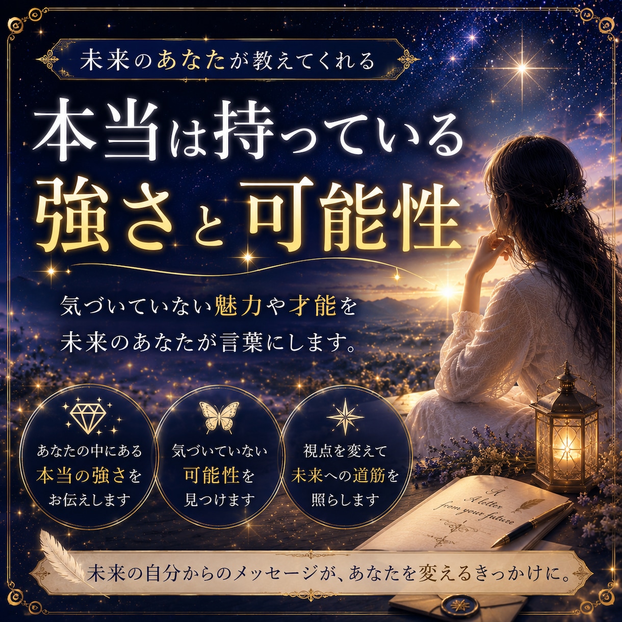 未来のあなたから今のあなたへ手紙を届けます 先の見えない今に、未来のあなたから希望と道しるべを届けます イメージ7