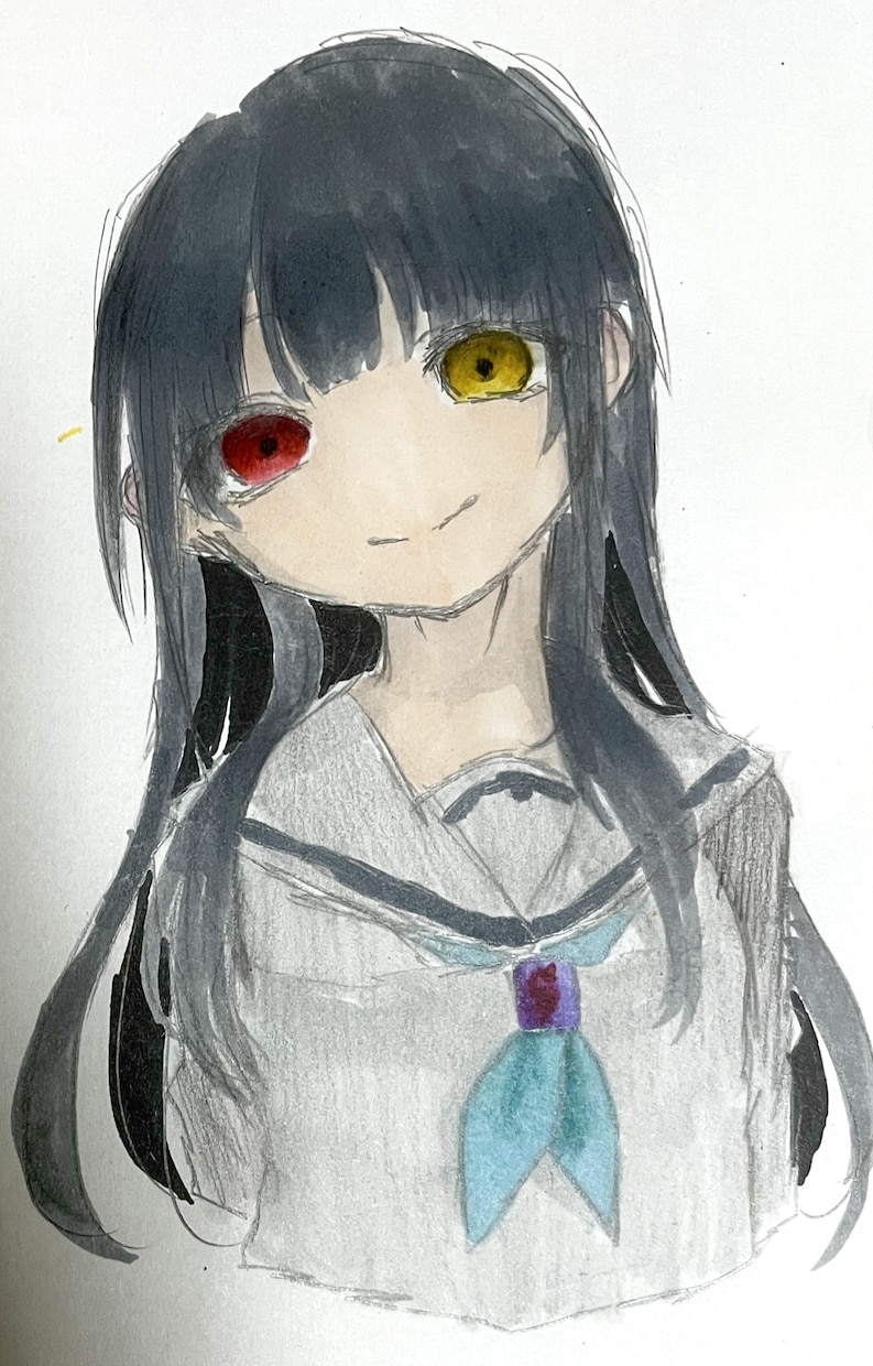 アナログでイラスト描きます アナログなので画質良くないかもです イメージ1