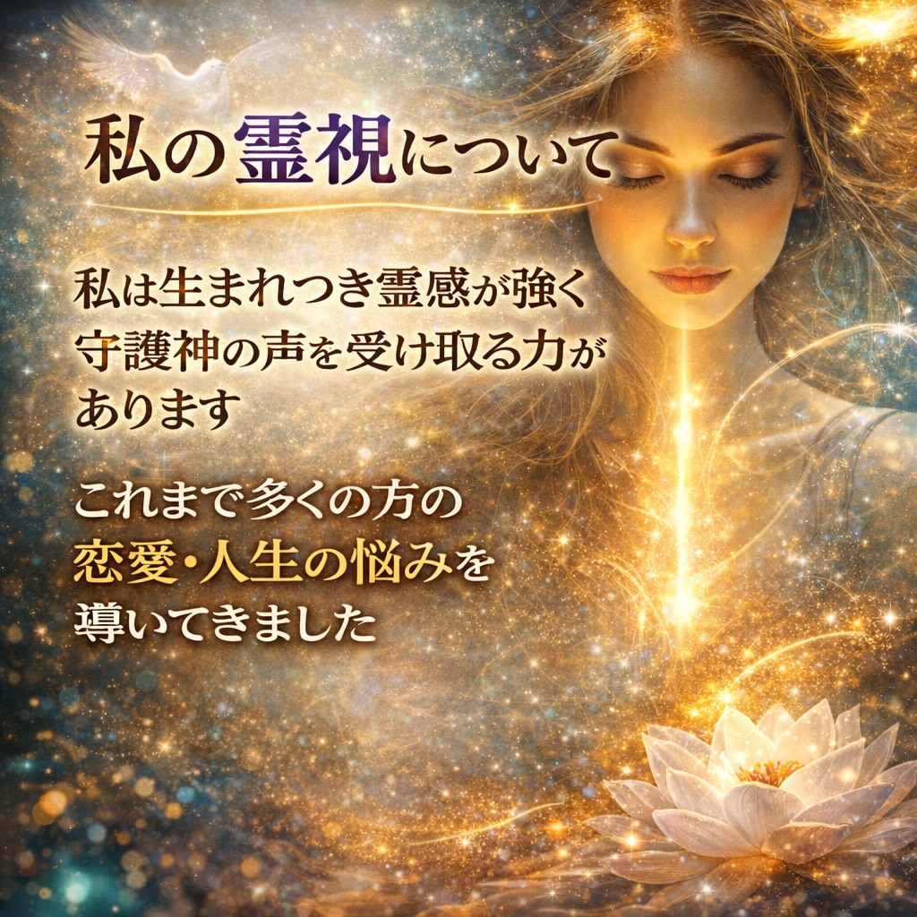 生まれ持った霊能力であなたの守護神の声を霊視します あなたの今世の使命・天命・宿命・運命・守護神様の言葉伝えます イメージ3