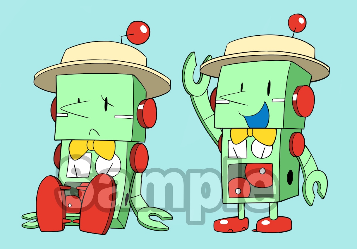 ポップでキャッチーなオリジナルキャラクター作ります かわいい！商用利用OK！販促効果バツグンなキャラ作ります！ イメージ6