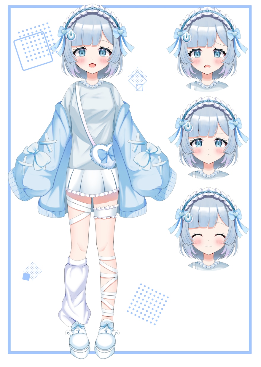 商用◎Vtuber・IRIAM立ち絵作成します キャラデザ・パーツ分け・KV丸投げOK！商用利用柔軟対応。 イメージ6