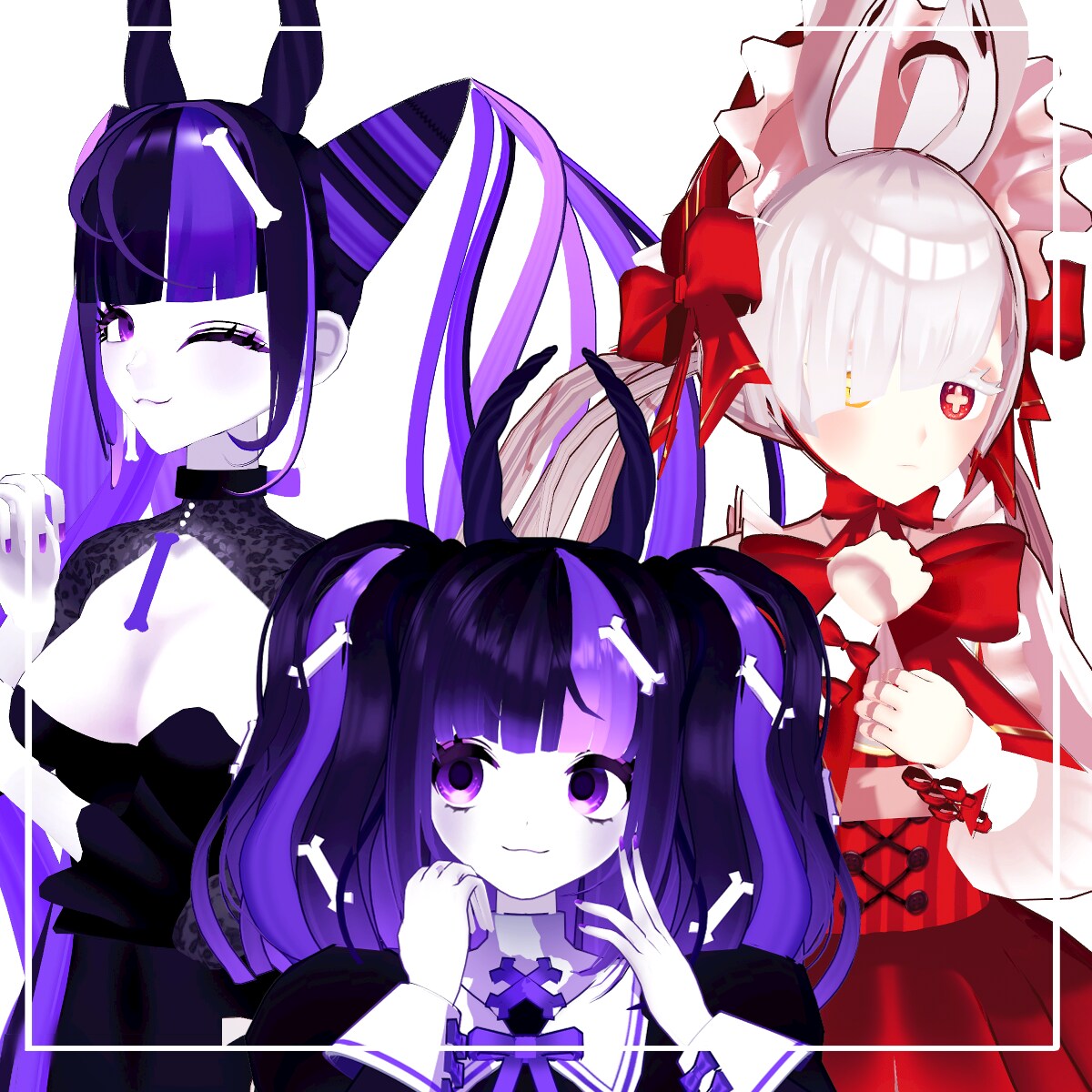 Vtuberさん向け3Dモデルを製作します ２Dイメージを再現するのが得意です！ イメージ1