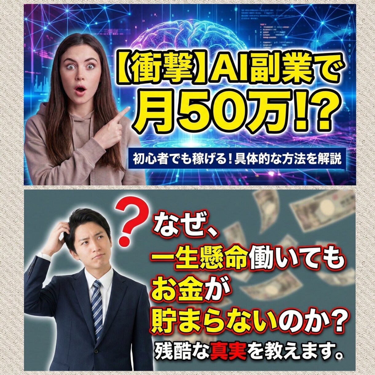 クリック率重視のYouTubeサムネイル作成します 目を引くデザインで再生数UP！ジャンル問わず柔軟に対応します イメージ5