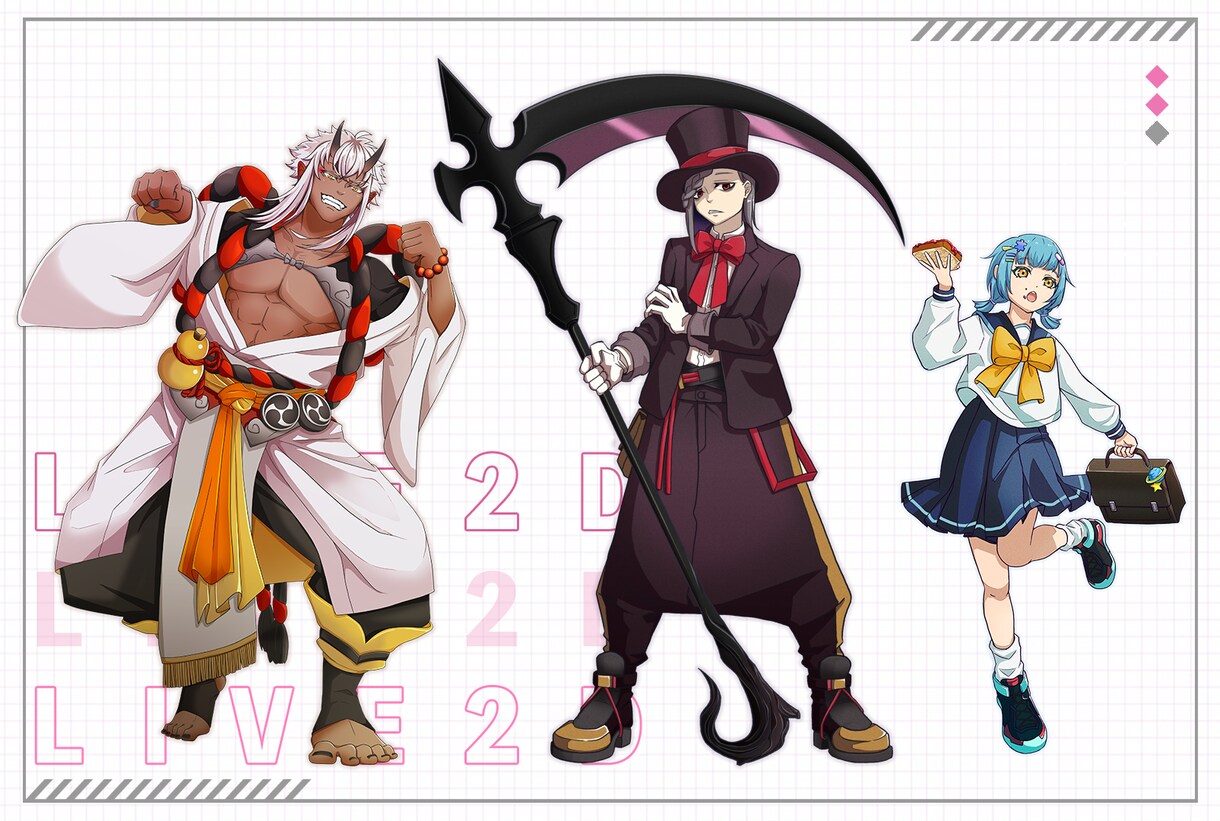 Live2d用パーツ分けイラスト描きます オーダーメイドのキャラクターでVtuberを始めたい方へ イメージ7