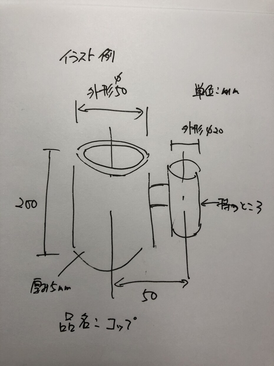 3Dモデルを作成します 3Dプリンタ用データを作成します。 イメージ3