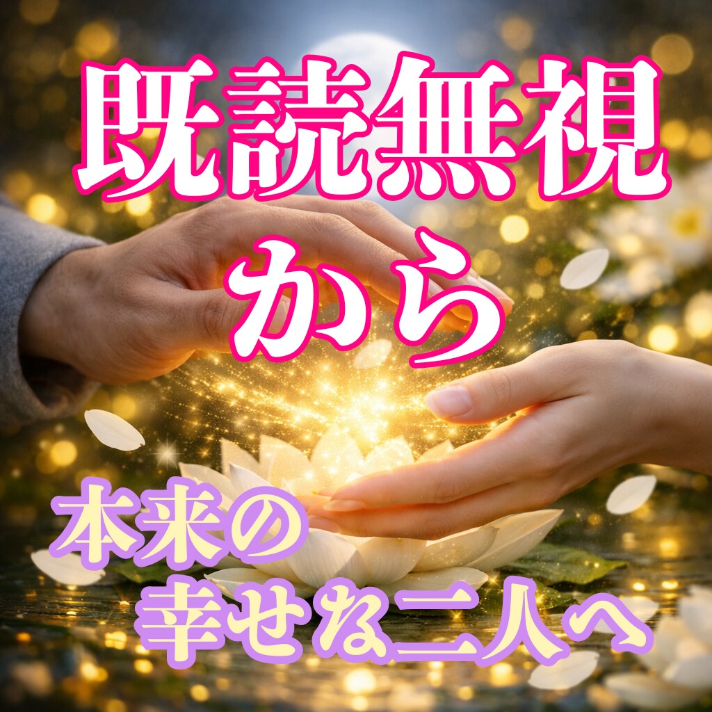 音信不通や既読無視【復縁】再び愛されるよう整えます なぜ彼が変わったのか？深層心理を紐解き、愛される本来の流れへ イメージ1