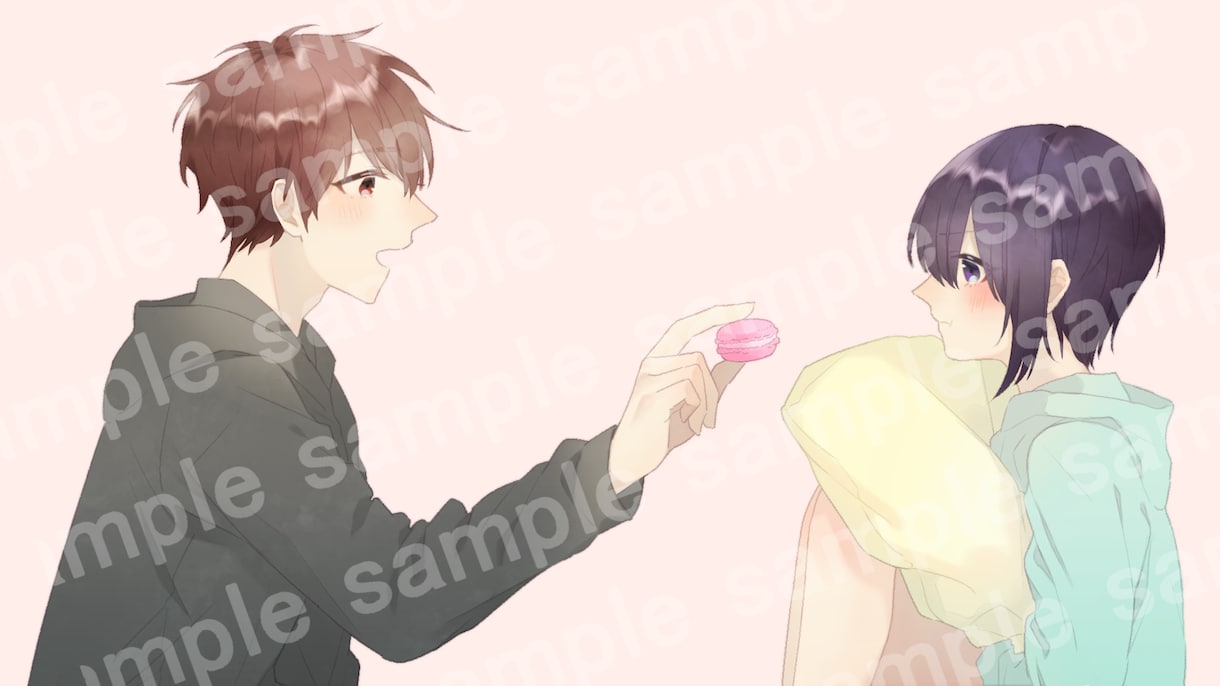 オリジナルイラスト制作承ります 動画用一枚絵、グッズ制作などにも イメージ5