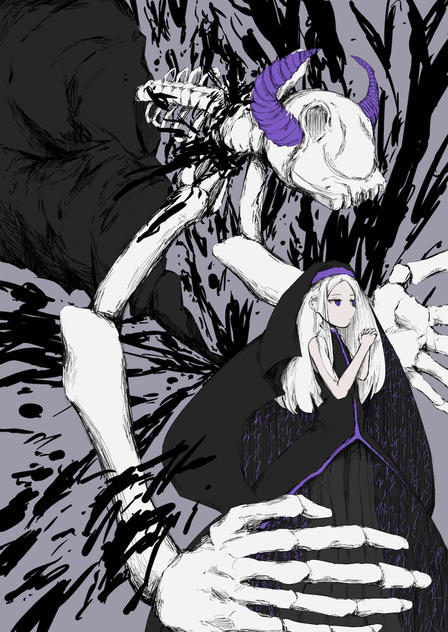 幅広い用途で他に無いイラストを描きます 商用OK！他には無い絵柄、世界観で女の子やモンスター描きます イメージ5