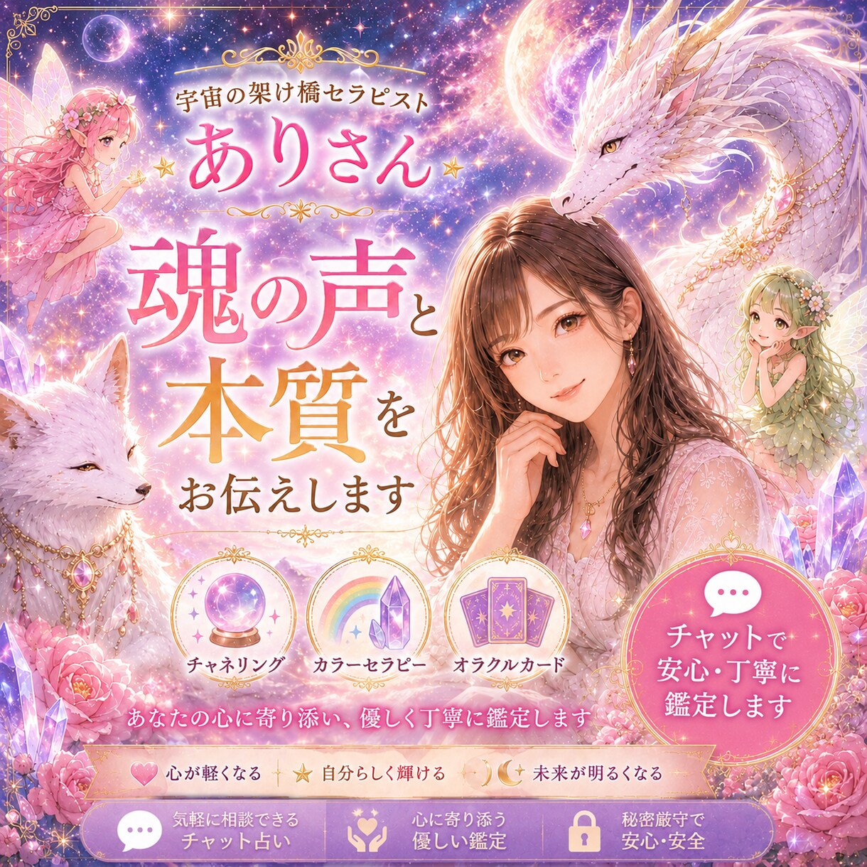 心に寄り添い、どんなお悩みもお聞きします 友達に話すような気持ちでご相談ください イメージ1