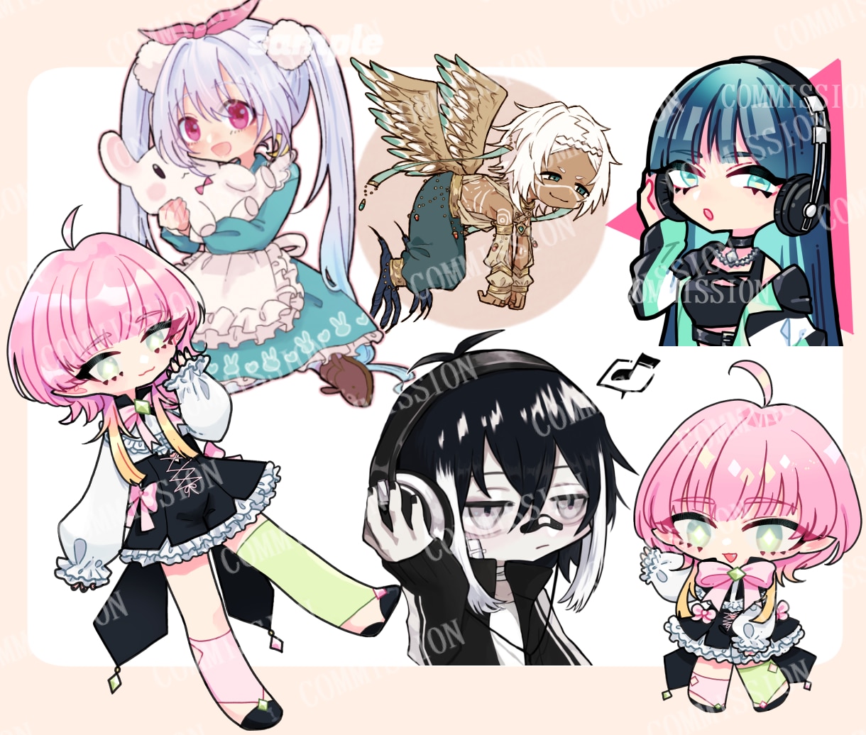 イラスト・アイコン・ヘッダー・立ち絵等制作します 商用可*+.デフォルメも○！◆各種SNS・似顔絵等用途は色々 イメージ10