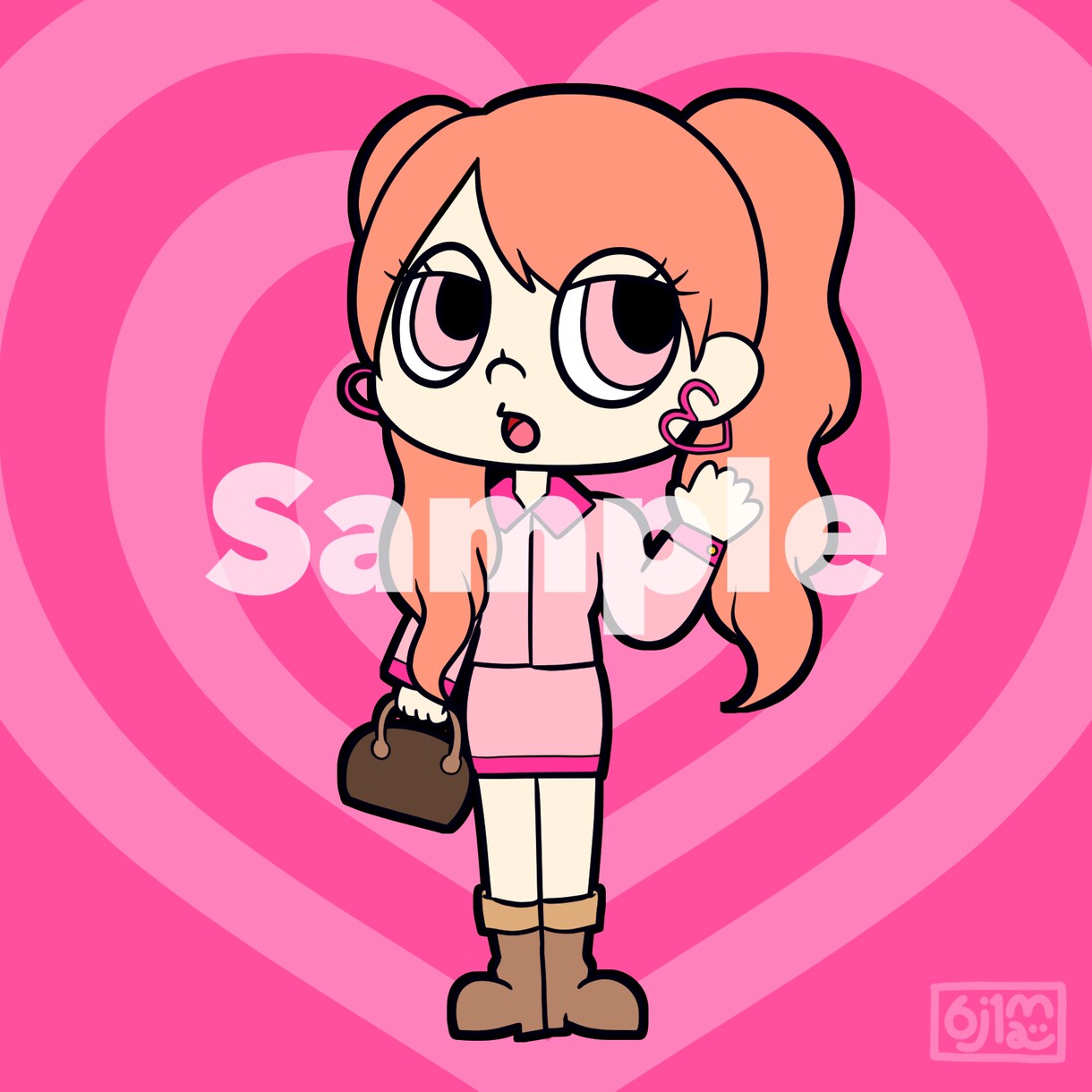 アメコミ風のポップなイラスト描きます カートゥーン風、アメコミ風のポップで可愛いイラスト描きます イメージ2