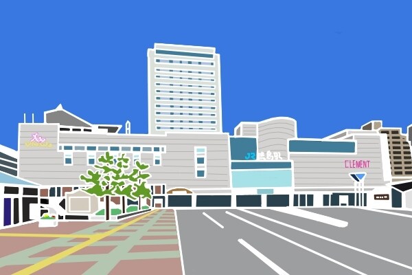 商用可！建物や風景を味のあるイラストで描きます 店舗や街の風景を、味のあるオリジナルイラストで イメージ9
