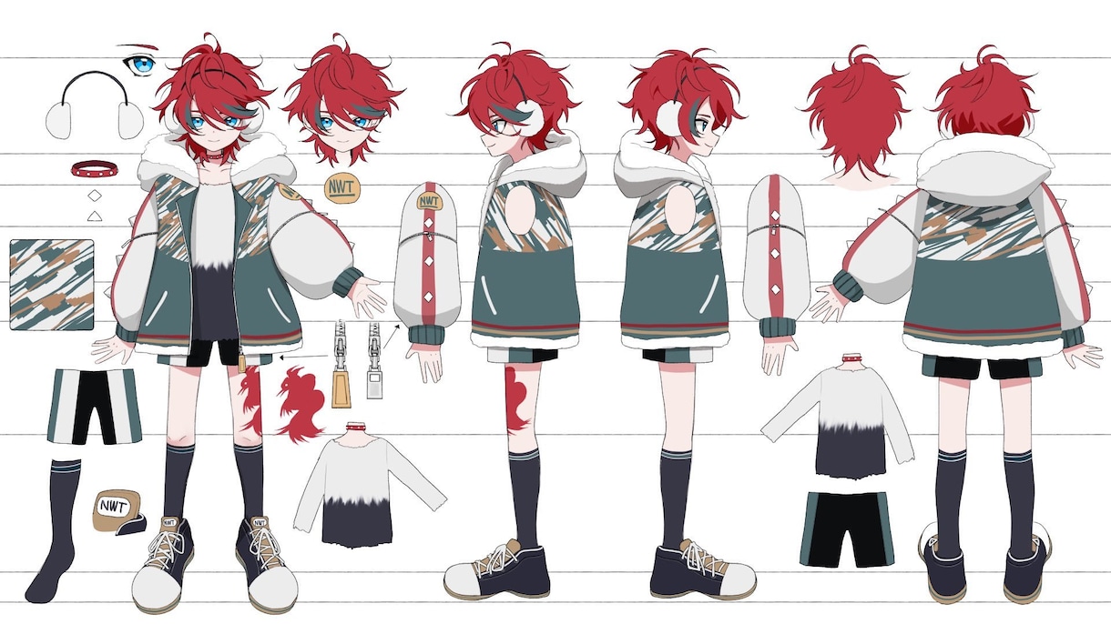 可愛い少年少女の立ち絵一枚絵描きます 鮮やかで日常的な絵が得意です！キャラデザも可！ イメージ10