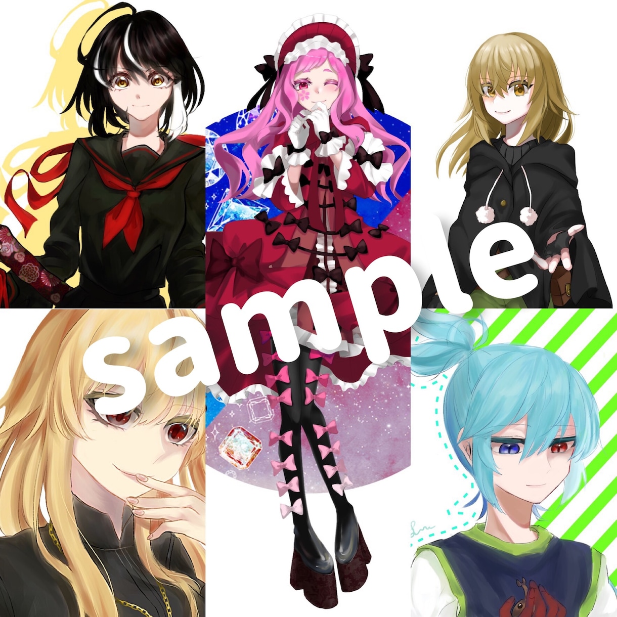 安価で/充実のサービス/目を惹くアイコン描きます ラフまでなら何度でもリテイク可能！気に入るまでとことん対応！ イメージ3