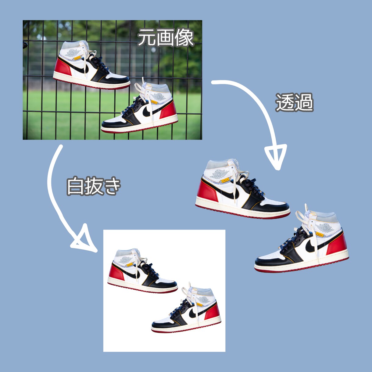 画像の切り抜き・白抜き致します 商品画像やサムネイル等に使用する画像を加工します！ イメージ2