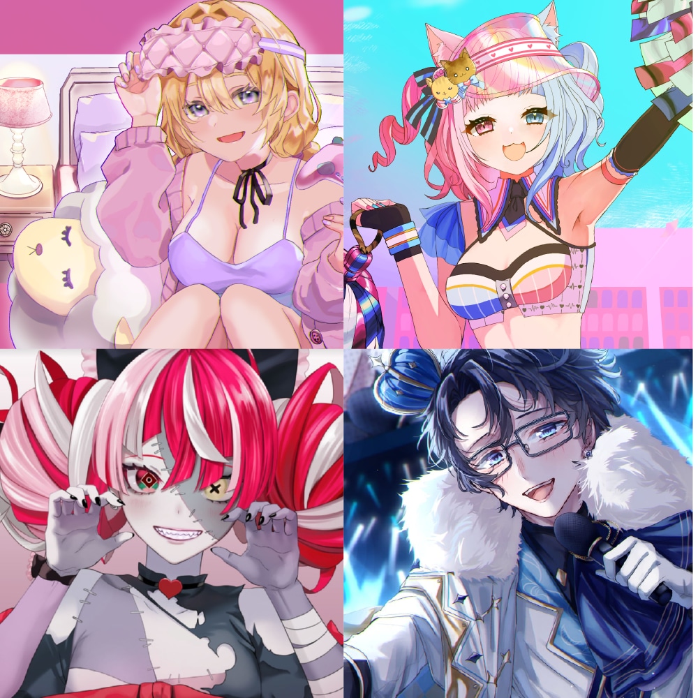 様々な用途に使える一枚絵イラスト制作します 歌ってみたMV、スチル、サムネイル、グッズ、挿絵などに！ イメージ1