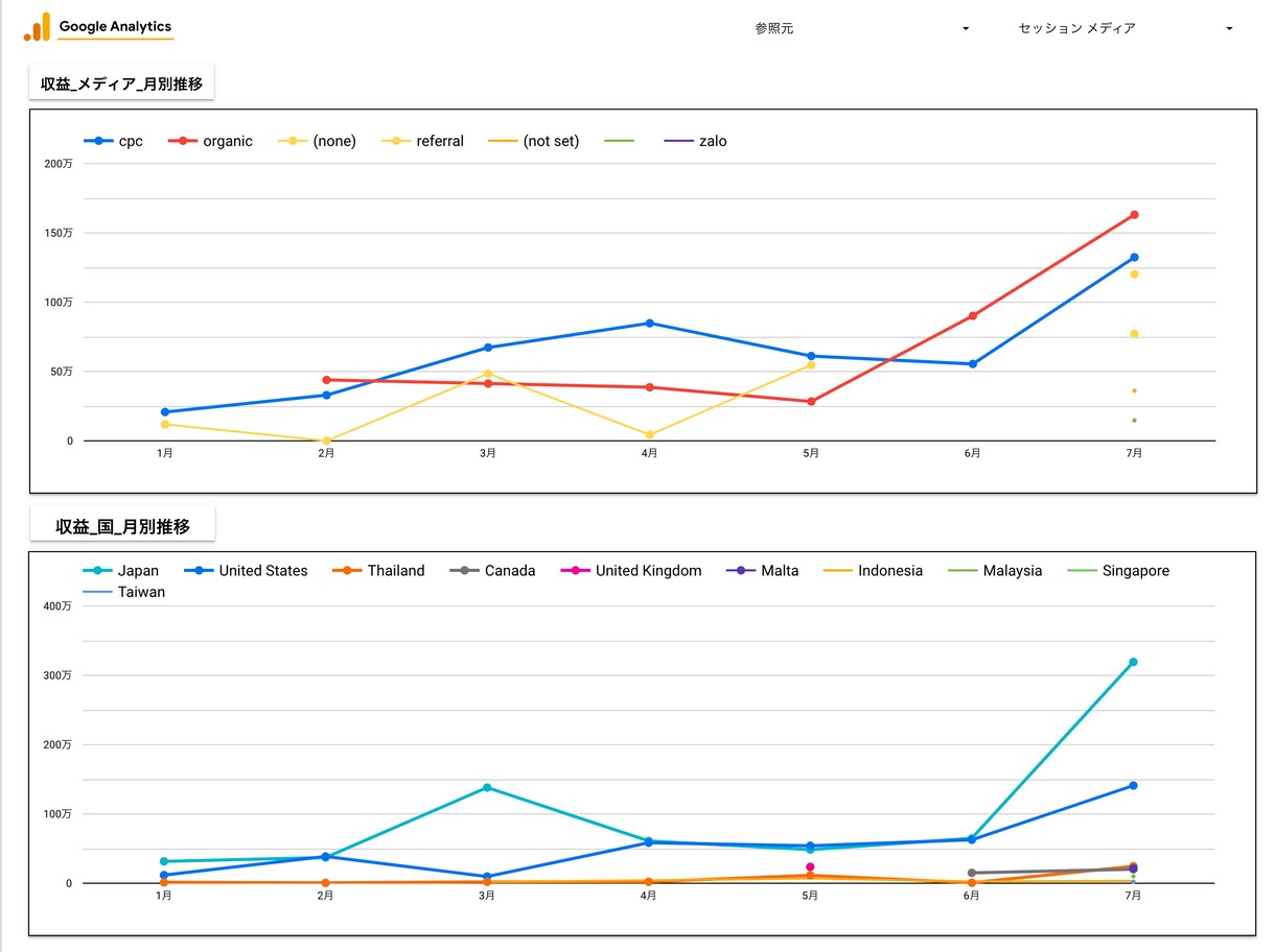 Web広告レポートのテンプレートを1日で納品します 【時間のコスト半減】Webデータを一覧自動表示。 イメージ8
