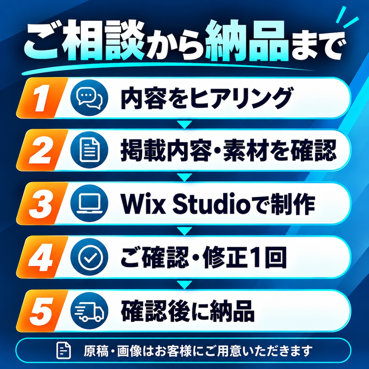 phpの影響を受けないWiXホームページ作成します Wixとコードでスマホ対応のホームページを制作 イメージ3