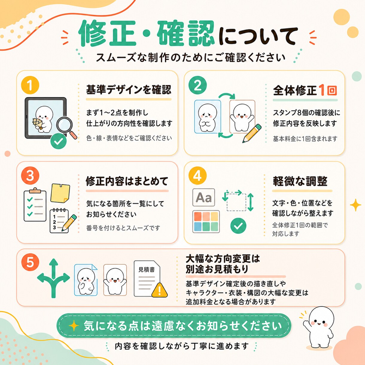 写真・ペット・オリキャラのLINEスタンプ作ります セリフ・表情・ポーズまでまとめてご提案します イメージ8