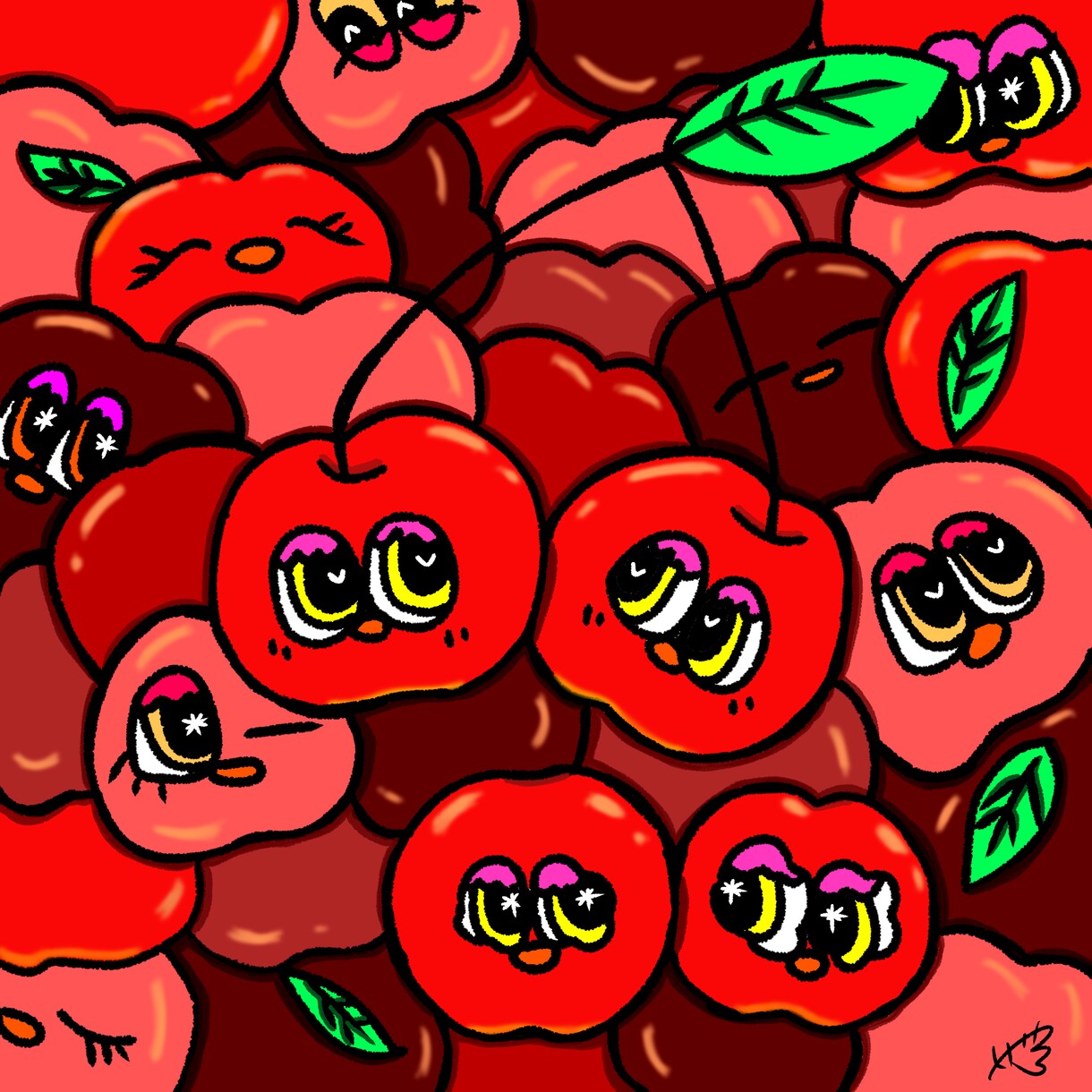SNSアイコンやイラストを作成いたします ポップ調なオリジナルキャラクターイラストです イメージ2