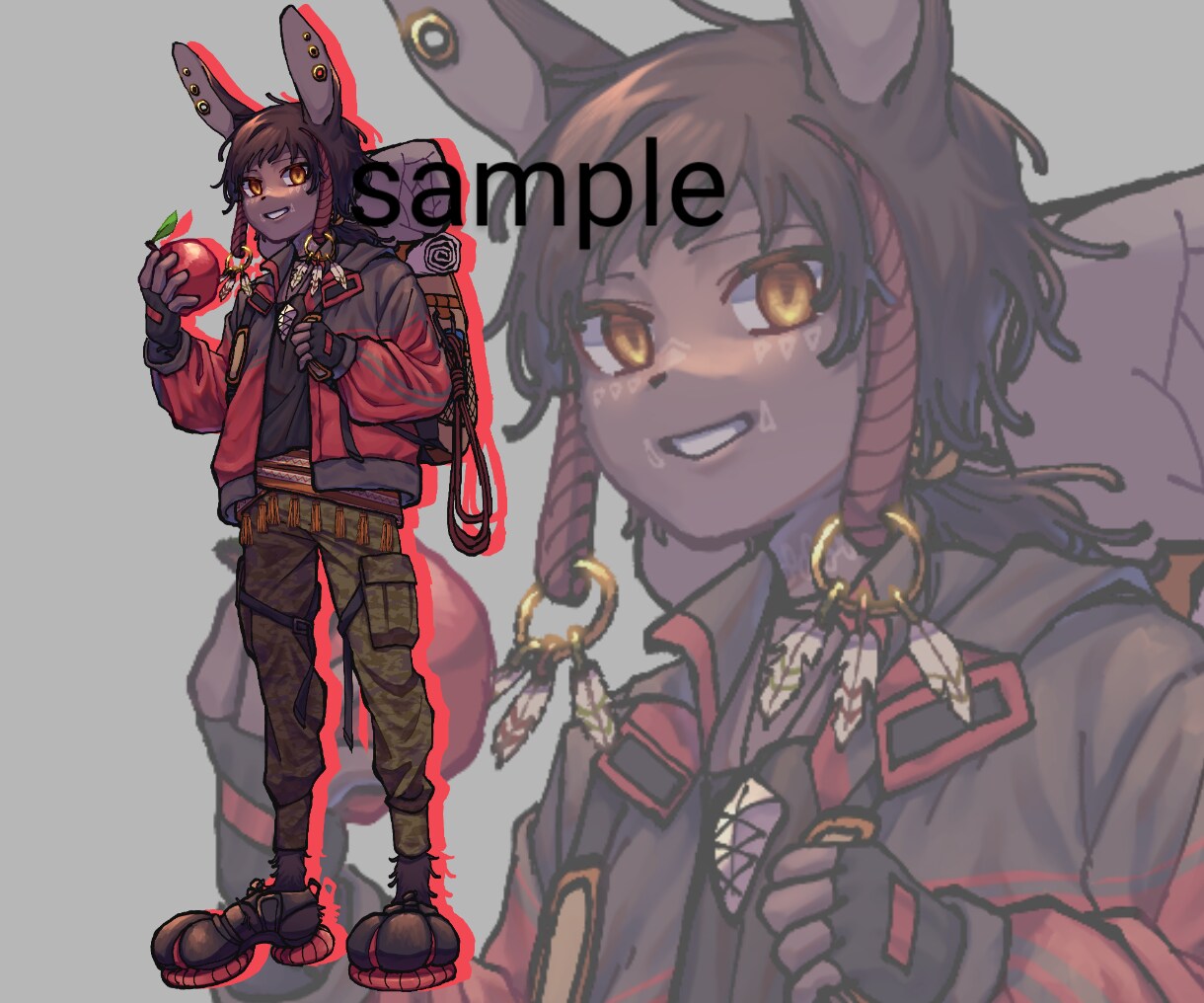 キャラクターの立ち絵を描きます TRPGやゲーム制作、配信等に！ イメージ4