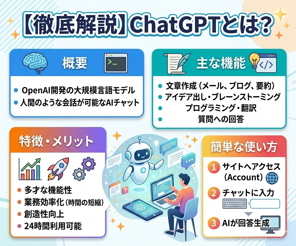 初心者向け：ChatGPTの使い方教えます AI導入から実際に使えるようになるまで丁寧にサポートします！ イメージ3