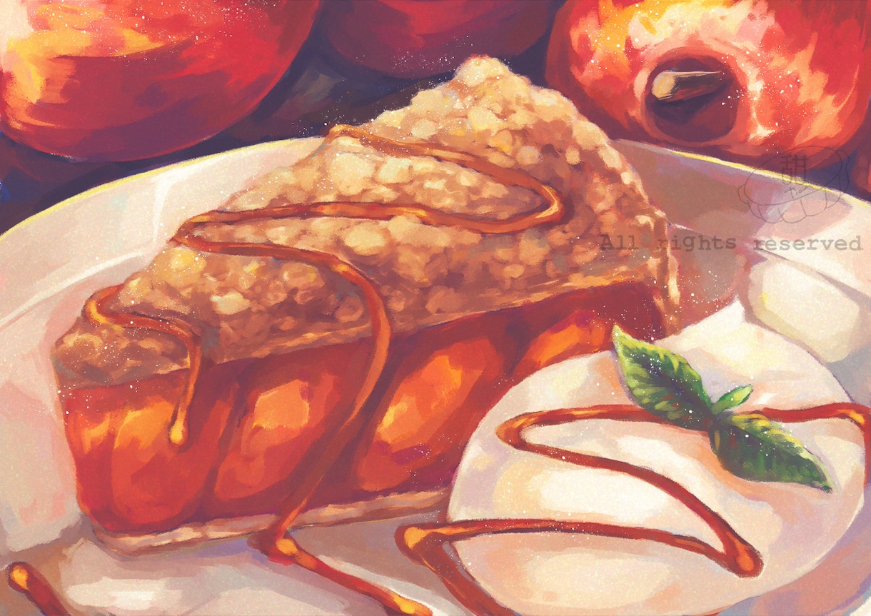 おいしそうで“魅せる”食べ物イラスト　描きます メニュー表、パッケージなど　親切な取引で【リテイク無制限】 イメージ1