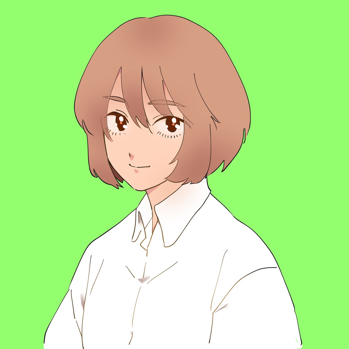 爽やかなアニメ風アイコン描きます SNSアイコン・サムネイルなどにどうぞ イメージ1