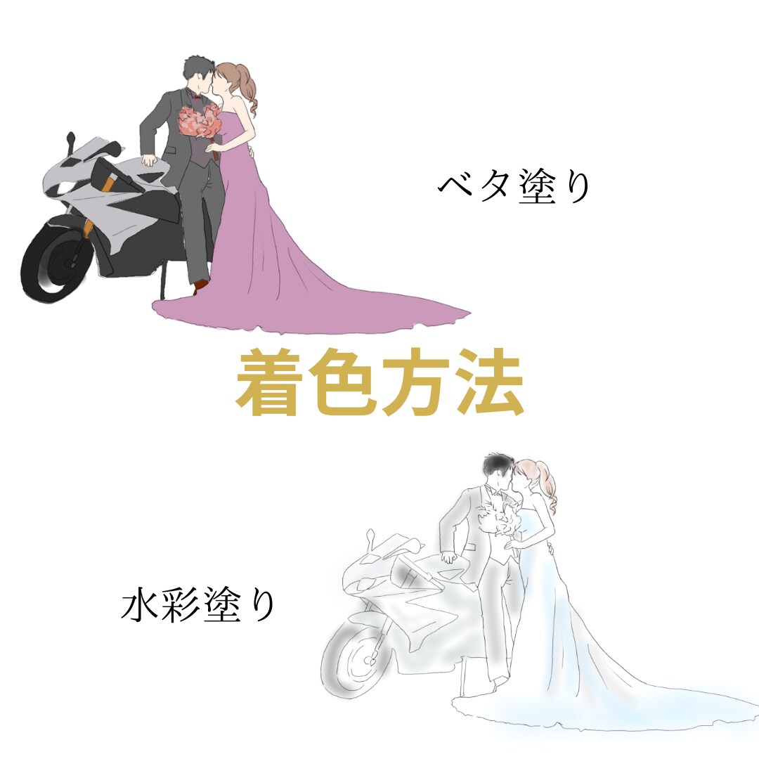 大事な日、大事な人をイラストに残します 思い出の一枚を素敵な形に残しませんか？ イメージ4