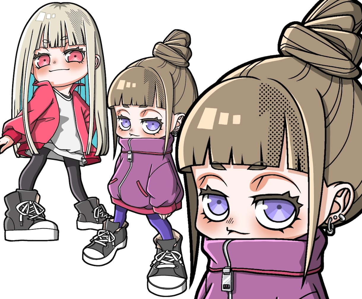 アイコン、立ち絵、グッズ、各種イラスト描きます 一枚絵、Vtuberさん、ヘッダー、動画・配信、各種活動用◎ イメージ9
