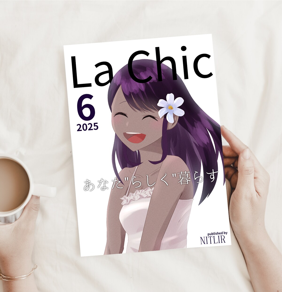 透明感のある女性向け広告プロダクトイラスト描きます 大ラフ提案無料！おしゃれで瑞々しい、目を引くキャラをデザイン イメージ2