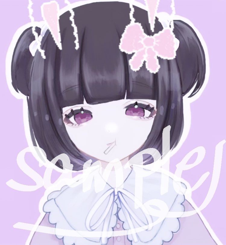 儚げかわいいデフォルメイラスト描きます 絵柄指定可能！リッチな質感とかわいさを同時にゲット！ イメージ2