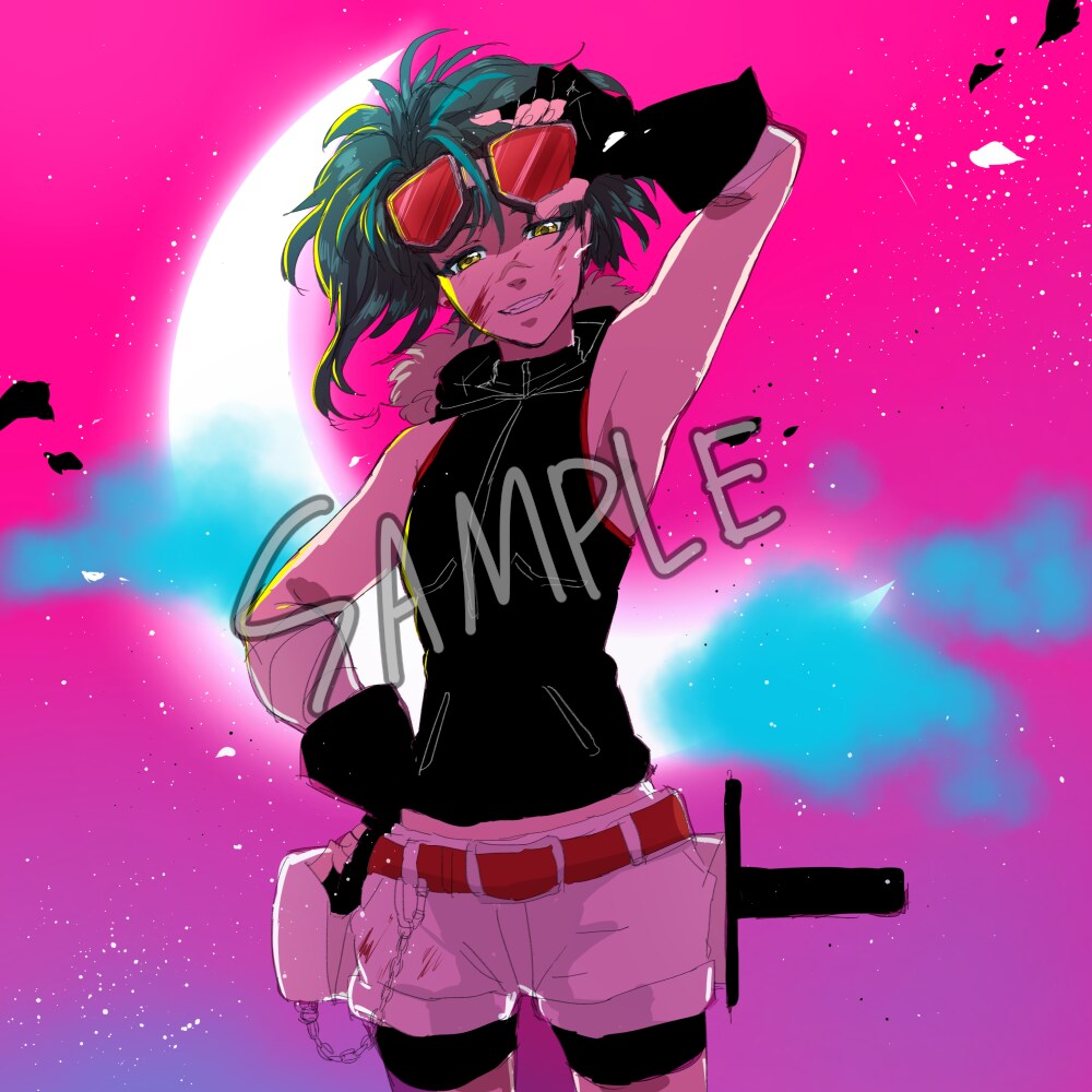 美人系キャライラスト制作いたします アイコン、挿絵・表紙、観賞用など幅広く利用可能です！ イメージ3