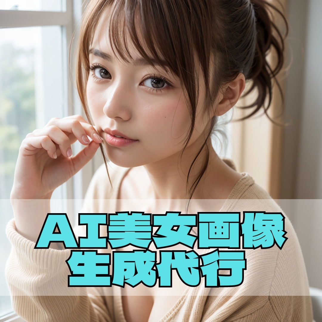 AI美女画像の生成を代行いたします 簡単な髪型・服装・背景・表情など指定可能です。 イメージ1