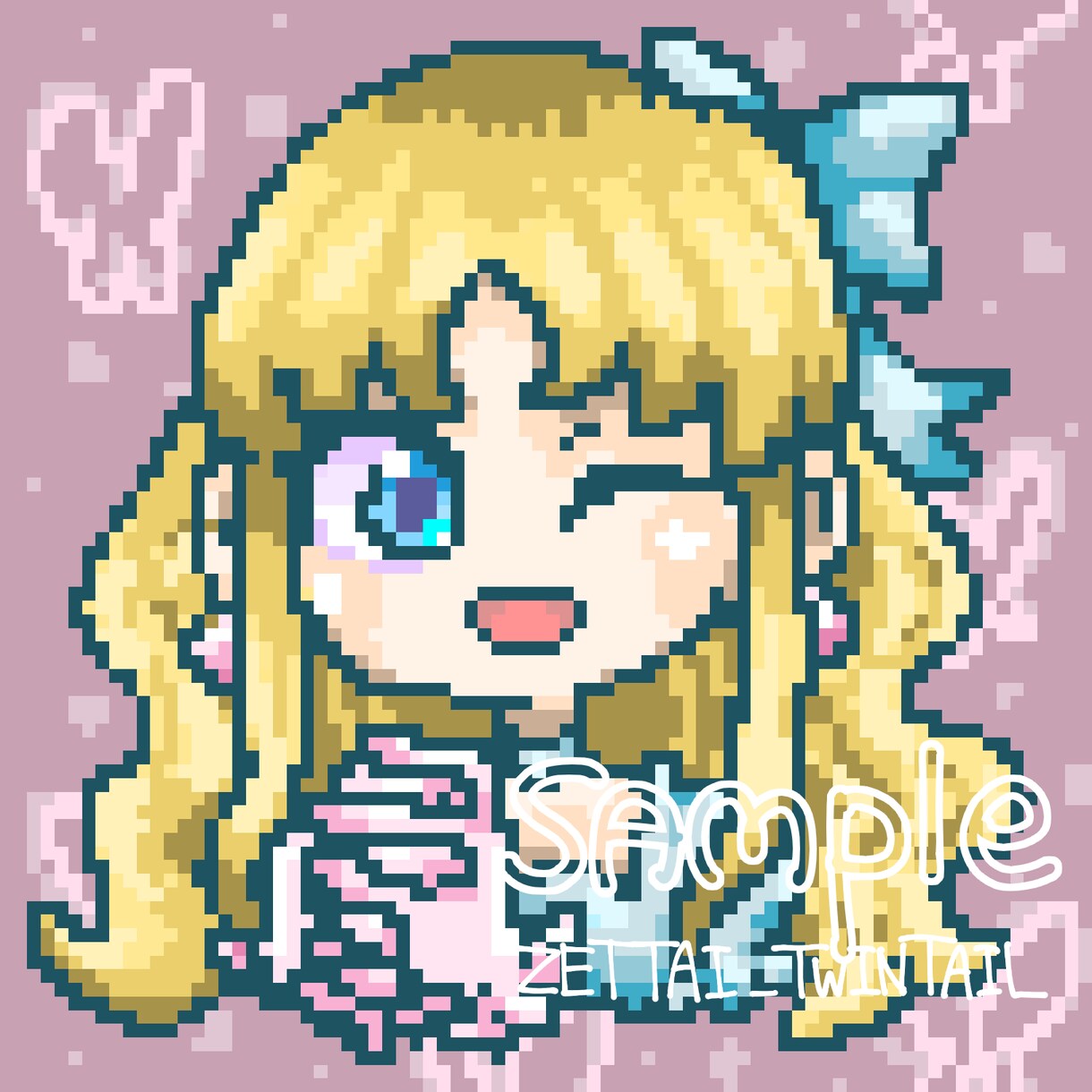 ドット絵な可愛いアイコン作成いたします ドット絵でゆめかわな女の子を描きます！男の子もOK！ イメージ3