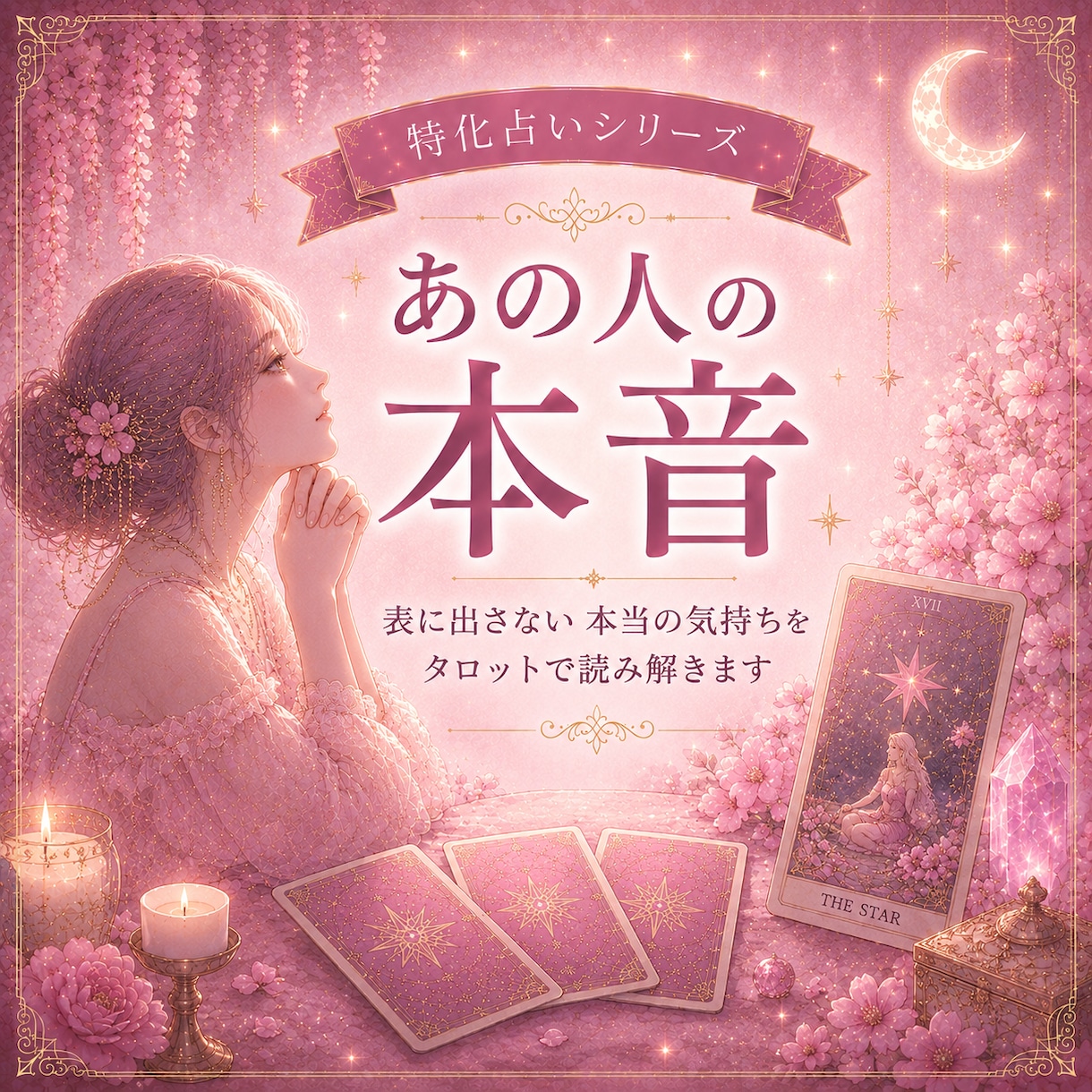 あの人の本音｜表に出さない本当の気持ちお伝えします 言葉や態度だけでは分からない"本音"を丁寧に読み解きます イメージ1