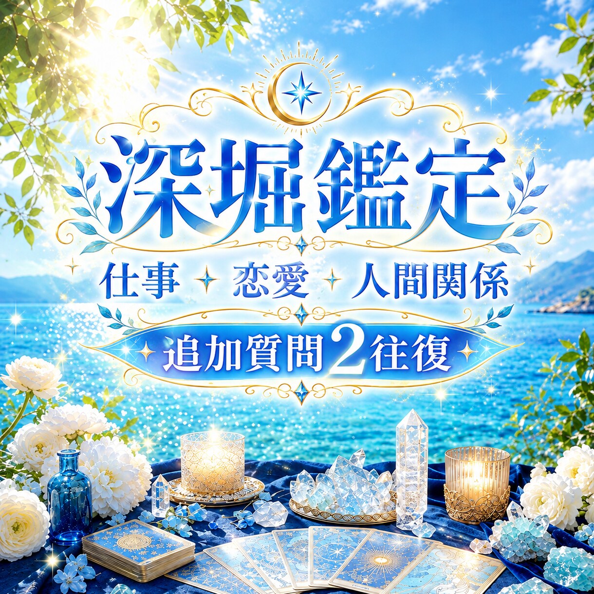 カード占い⭐️深堀り鑑定⭐️占い写真添付します ⭐️ご質問は複数承ります⭐️追加のご質問2往復承ります イメージ1