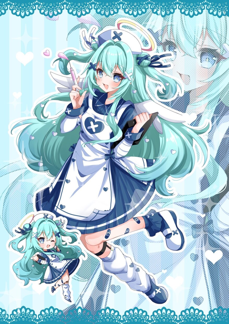 納期要相談！可愛いキャラクター立ち絵を作成します 商用利用料込み！IRIAM・配信用立ち絵を作成します イメージ3