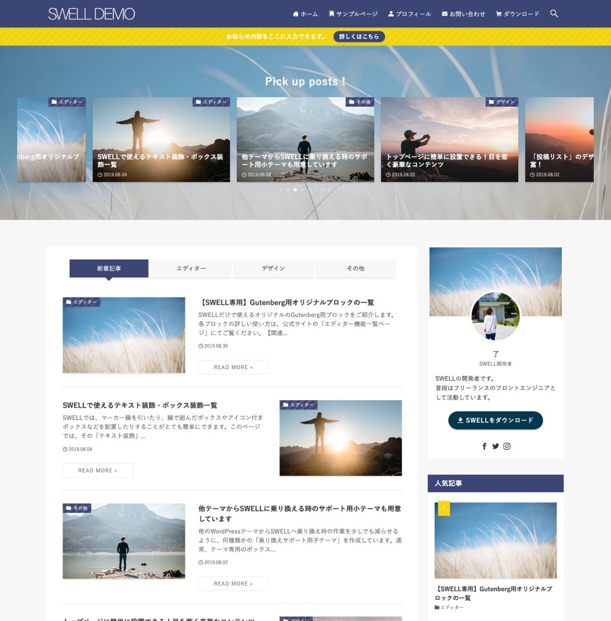有料テーマを使ったすぐ使えるブログサイト構築します 最短即日対応！すぐブログを始めたい方必見！ イメージ3