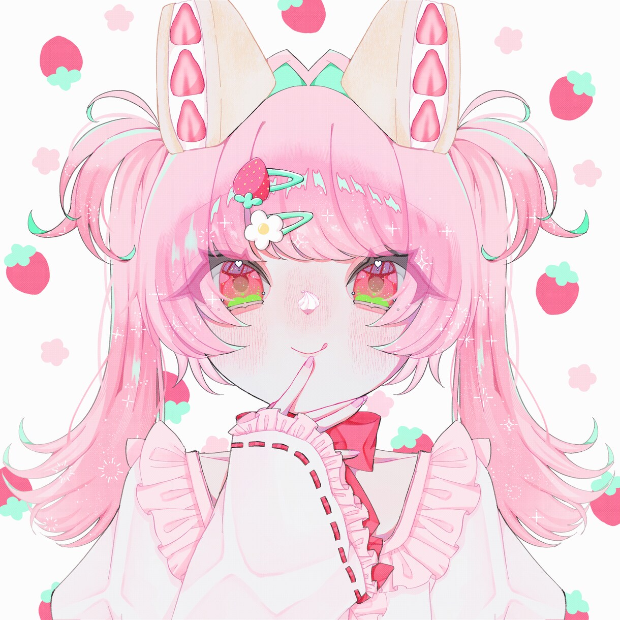 キラキラ可愛いイラストお描きします SNSで使えるアイコンお描きします イメージ2