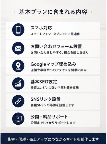 個人事業主/スクール/中小企業様のHP制作します スマホ対応・自分で更新できる集客サイトをお届けします イメージ2