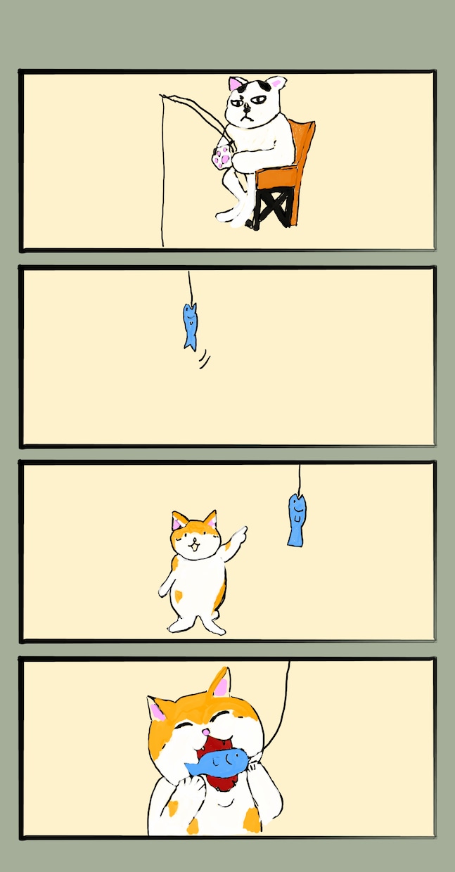 イラストやゆるい4コマ漫画書きます。ます ゆるい動物系の絵を書きます、よろしくおねがいします イメージ3