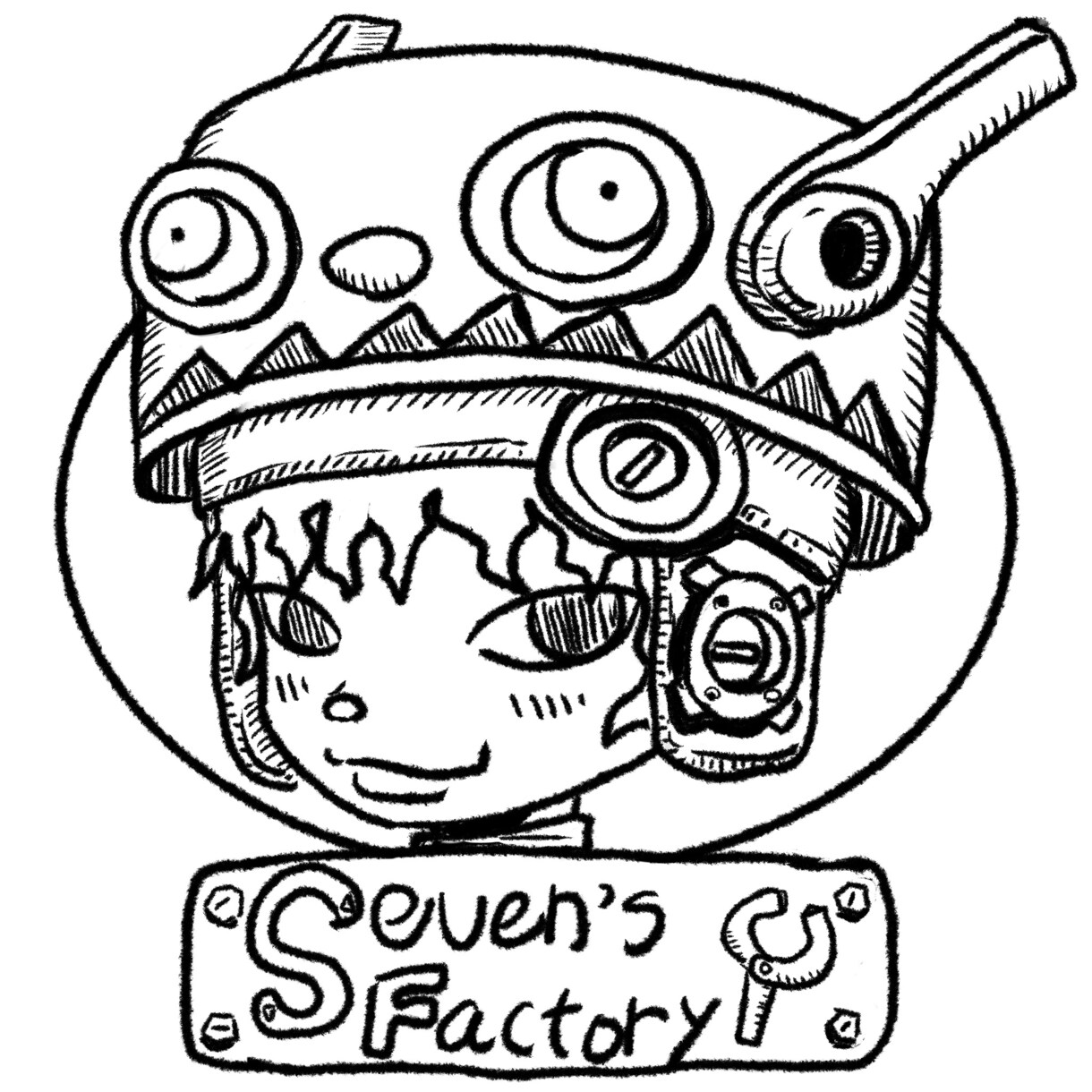 メカチックなSNS用アイコンを作ります メカチックな帽子を被ったキャラクターを作成いたします♪ イメージ9
