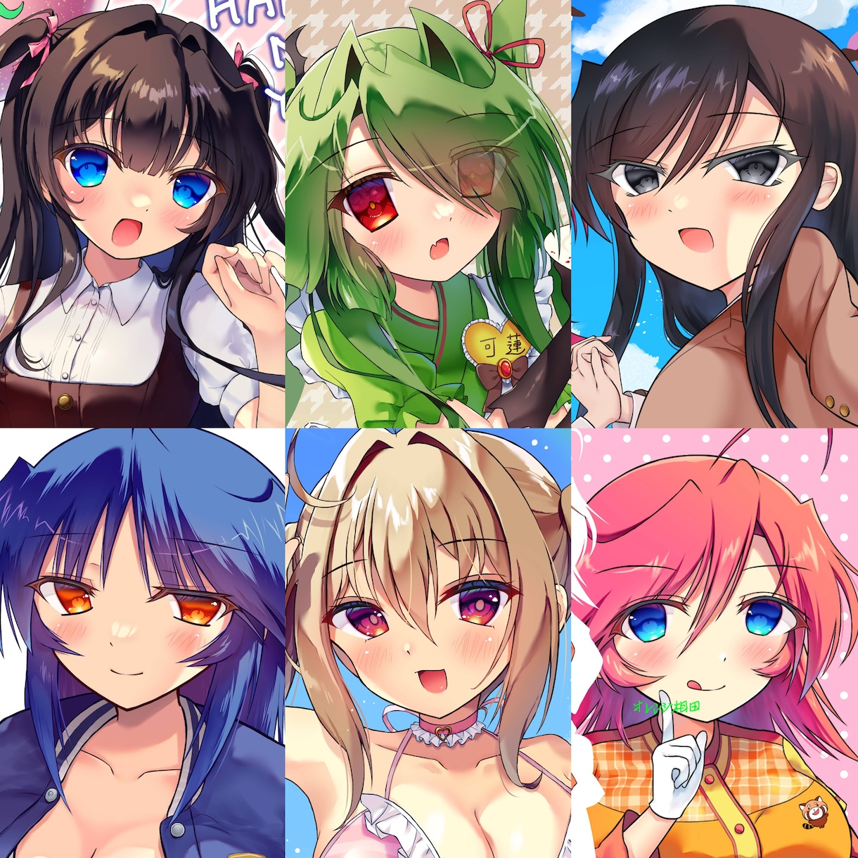 萌え風なかわいいイラスト描きます ミニキャラ・立ち絵・一枚絵などをスピード納品！ イメージ1
