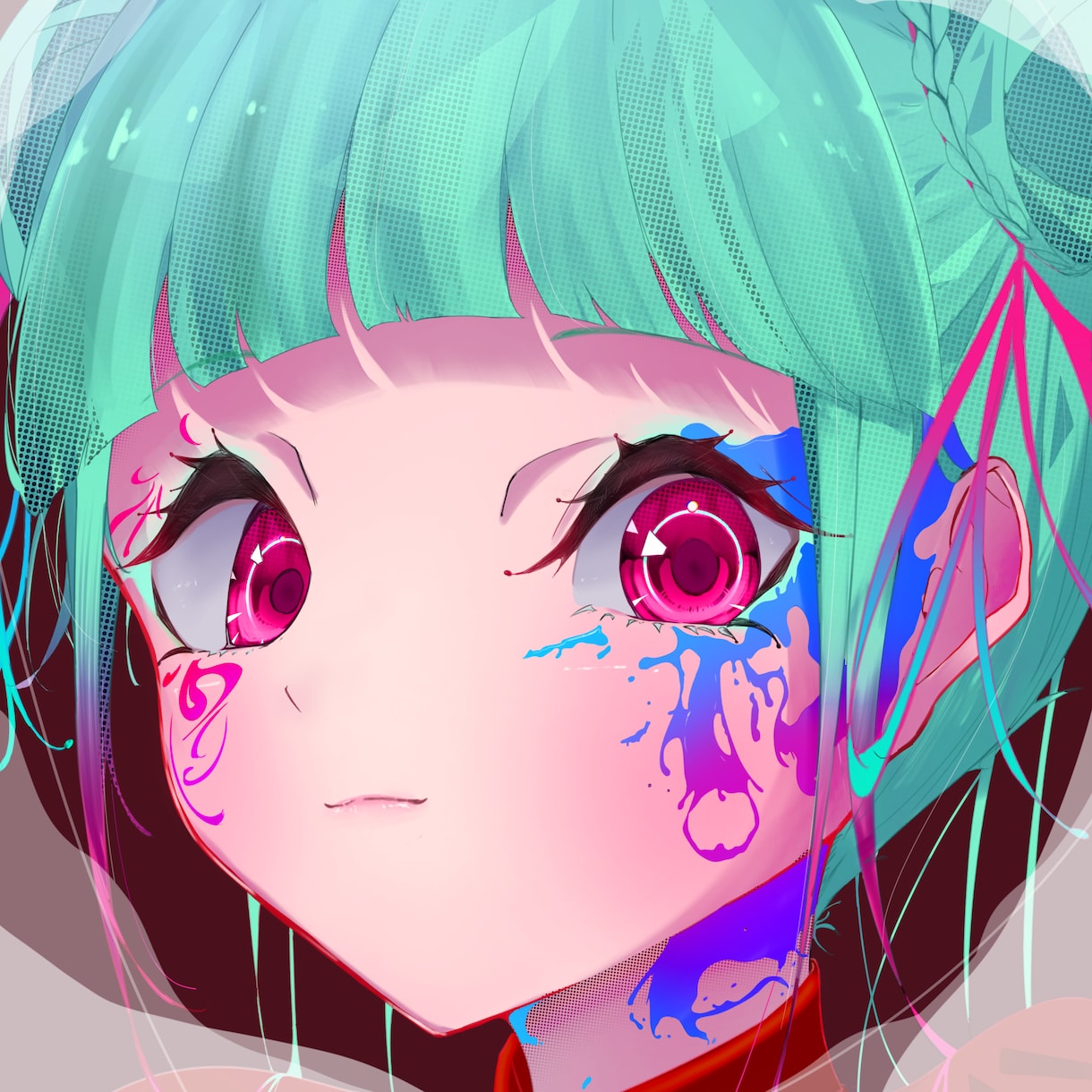 SNSでのアイコンを制作致します 中学生絵師がアイコンを描きます。 イメージ2