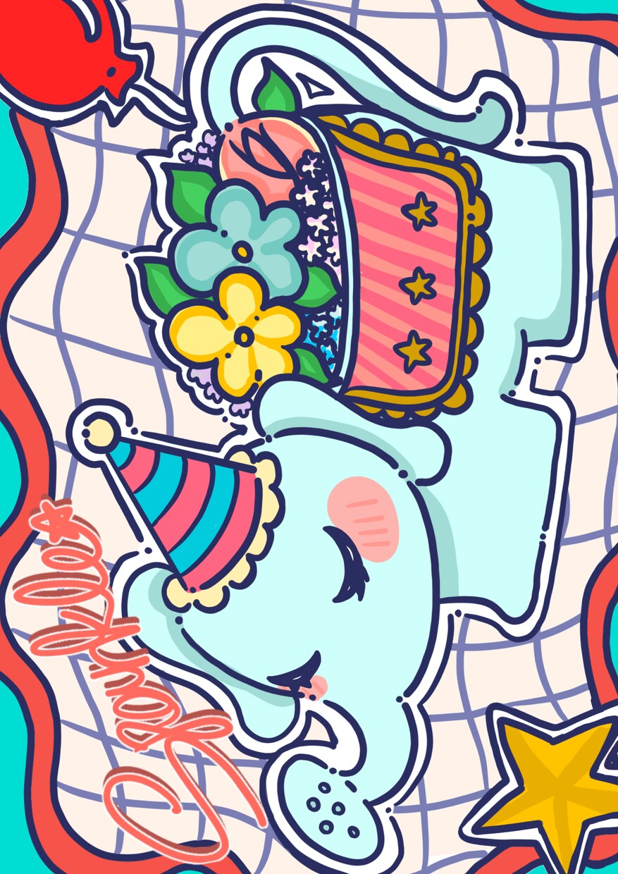 ポップでかわいいアイコン&イラスト描きます あなたの気持ちを色と表情で伝えます。 イメージ4
