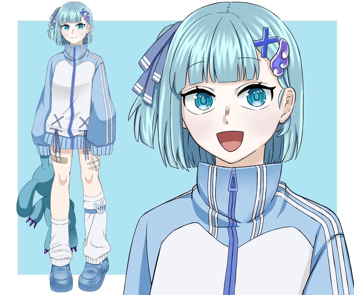 天使界隈ちゃん【完成品】販売します 完成品全身立ち絵配信やアイコンなどに イメージ1