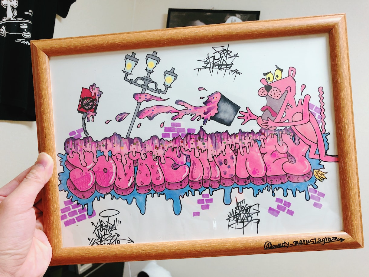 あなただけの落書き(Graffiti)描きます 海外の壁に描いてあるような落書きを描きますっ！ イメージ5